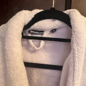 Brooklinen Cream Terry Bathrobe